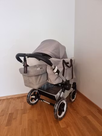 Bugaboo Donkey 2 Duo - Mineral Light Grey
