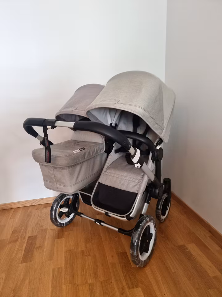 Bugaboo Donkey 2 Duo - Mineral Light Grey