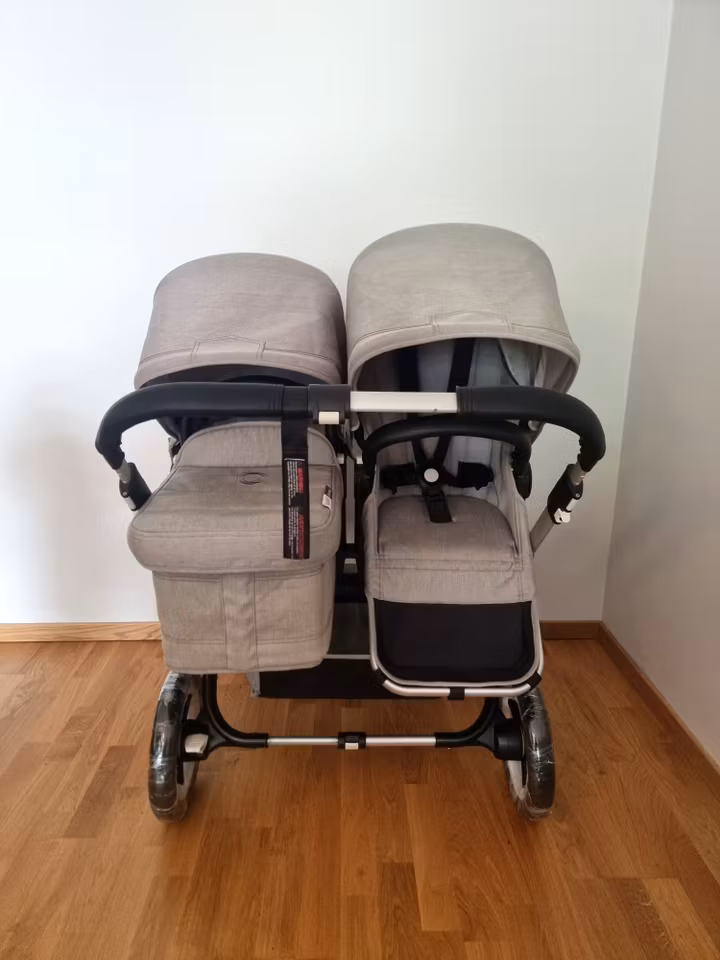 Bugaboo Donkey 2 Duo - Mineral Light Grey