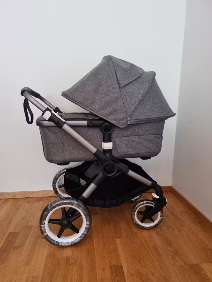 Bugaboo Fox 3 kombivogn - Grey Melange/Graphite