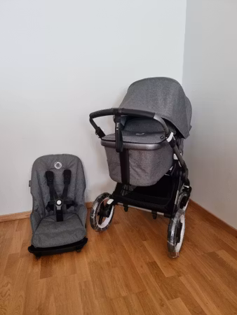 Bugaboo Fox 3 kombivogn - Grey Melange/Graphite