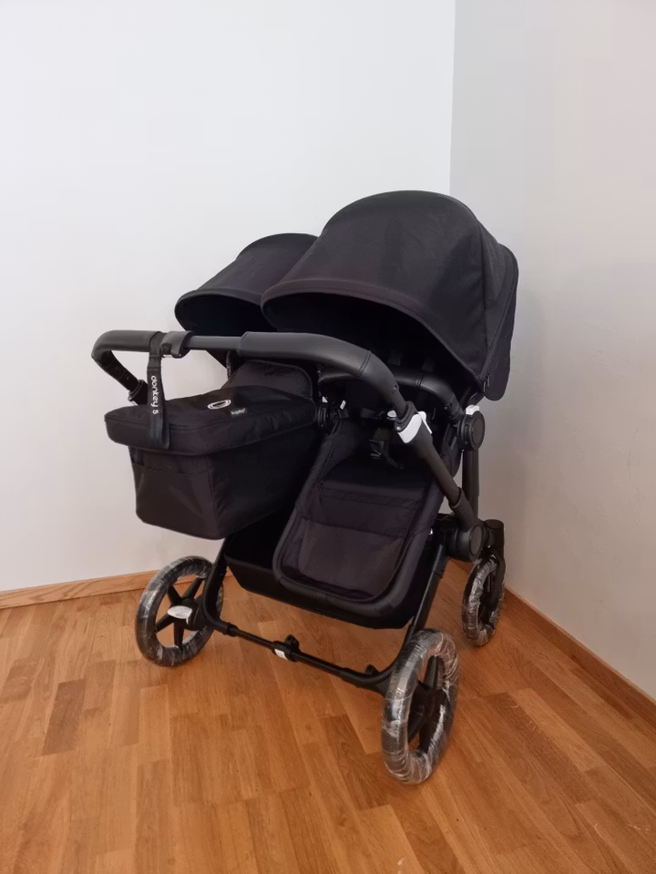 Bugaboo Donkey 5 Duo/Twin - Midnight Black