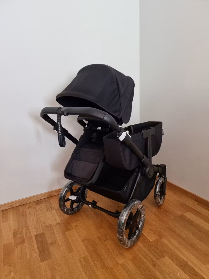 Bugaboo Donkey 5 Duo/Twin - Midnight Black
