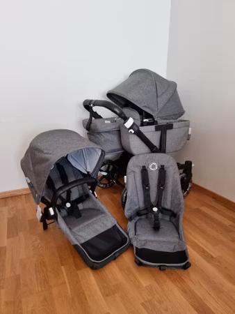 Bugaboo Donkey 3 Duo - Grey Melange