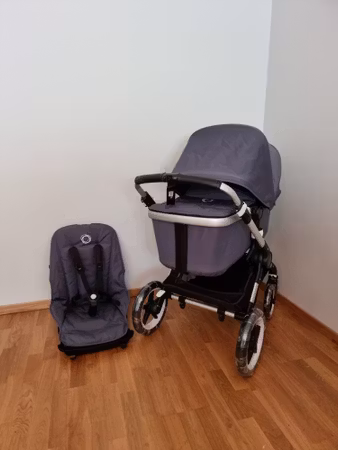 Bugaboo Fox/Fox2 kombivogn - Steel Grey