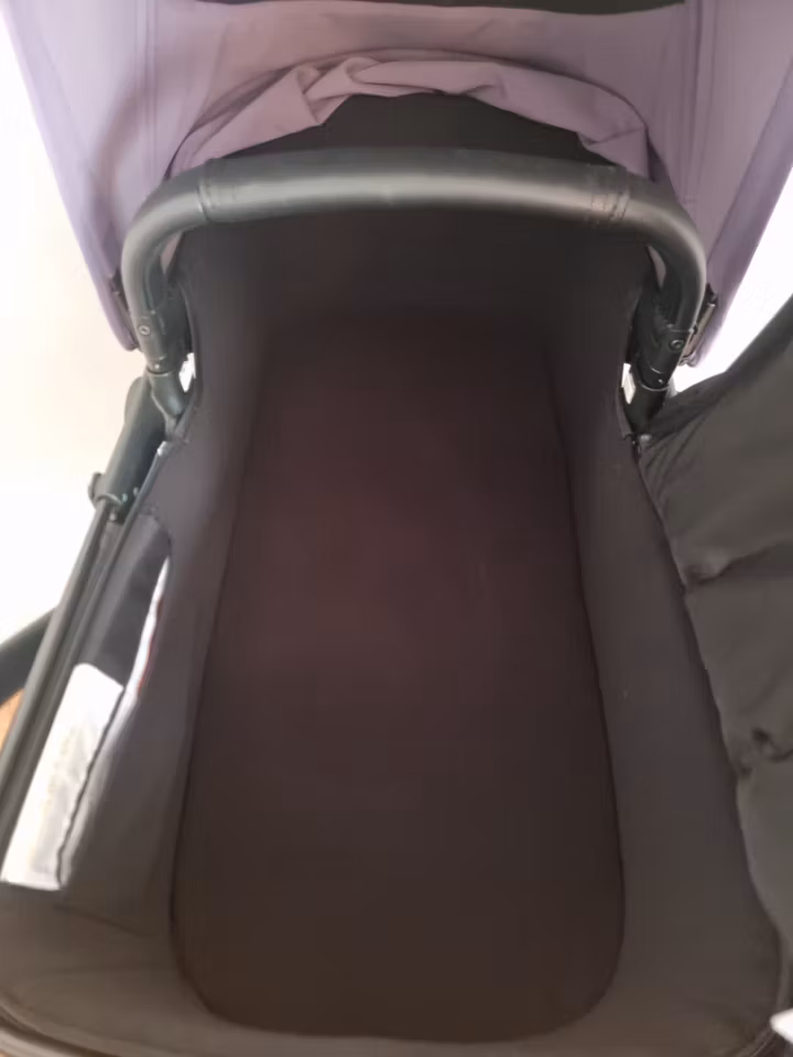 Bugaboo Fox 2/5 kombivogn - All Black/Astro Purple