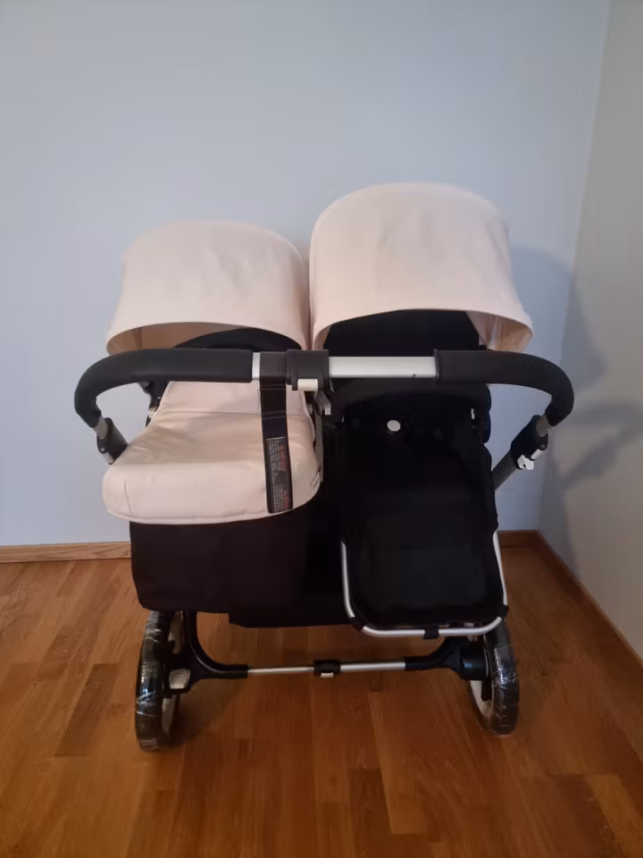 Bugaboo Donkey Duo - Off White/Black