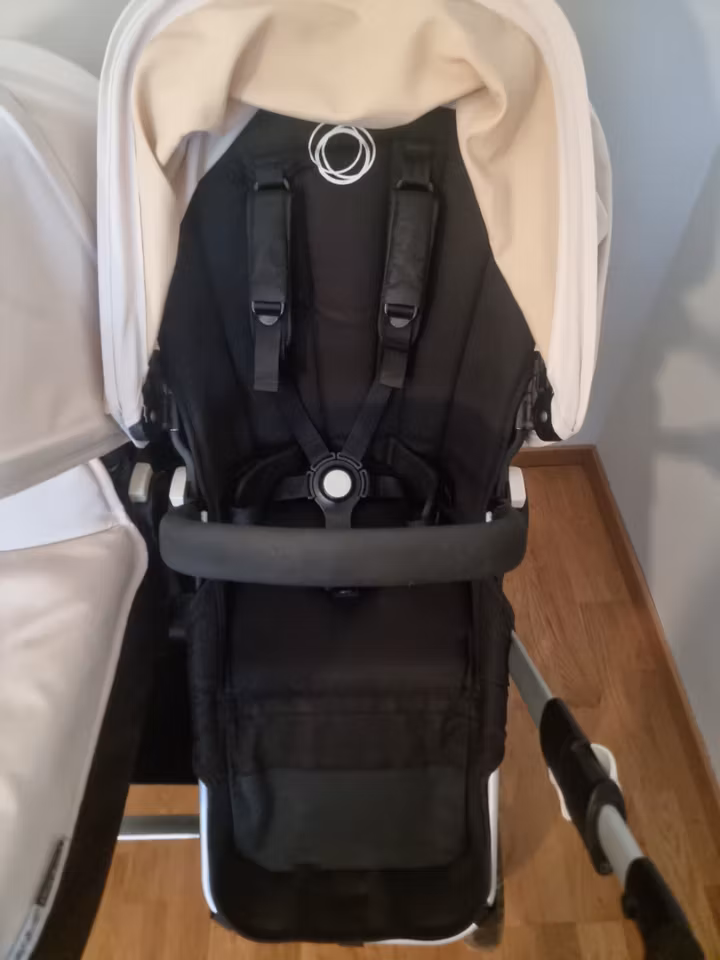 Bugaboo Donkey Duo - Off White/Black