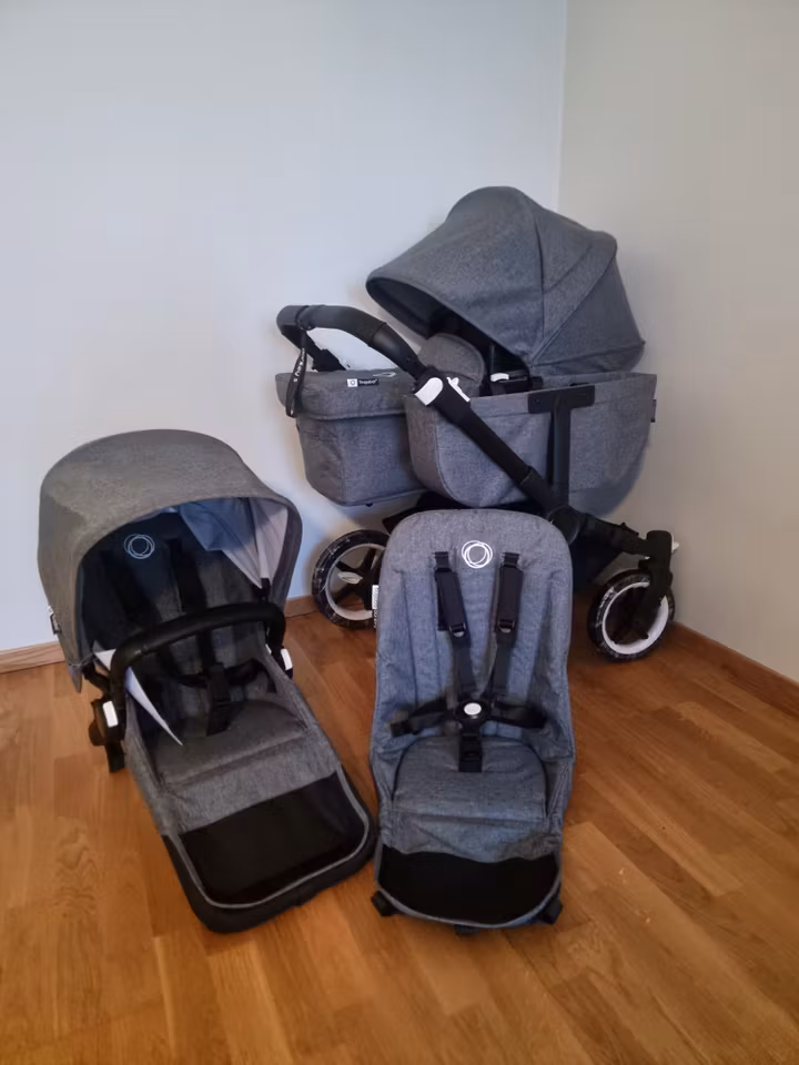 Bugaboo Donkey 5 Duo - Grey Melange