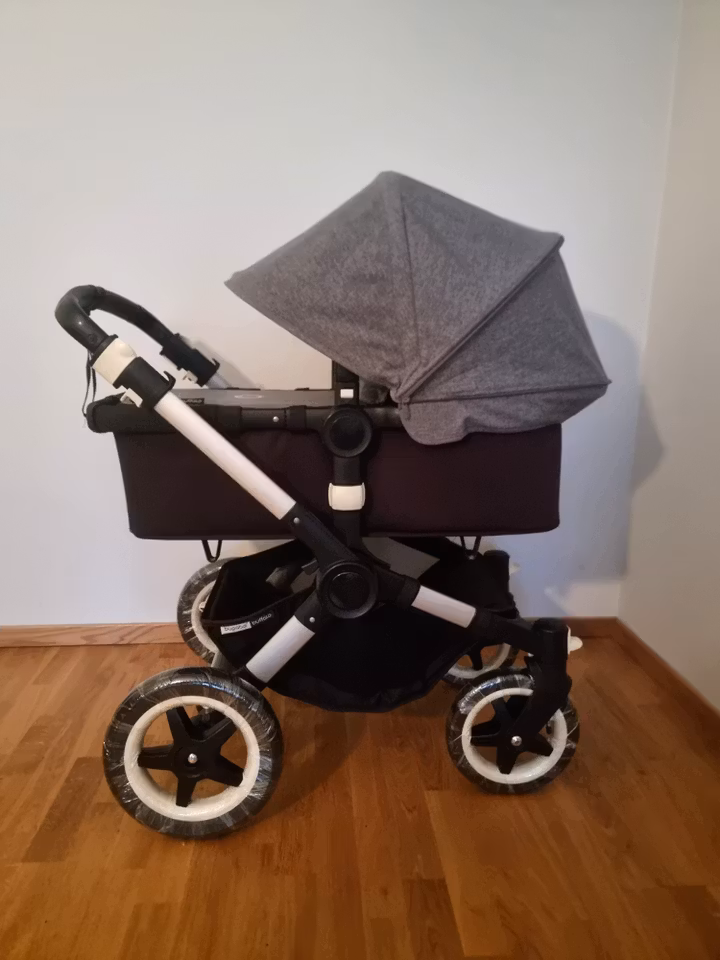 Bugaboo Buffalo kombivogn - Grey Melange/Black