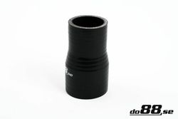 Silikonslang Svart 1,625 - 1,875´´ (41-48mm)