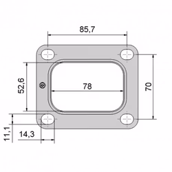 Packning T4 Avg in Single 83/89x70mm
