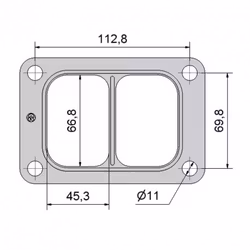 Packning T6 Twin 113x70