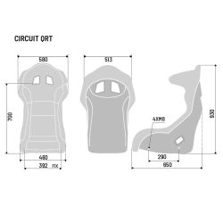 Sparco Circuit QRT Racingstol
