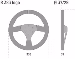 Sparco R383 Logo Racingratt