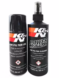 K&N Olja + Rengörings Kit Luftfilter