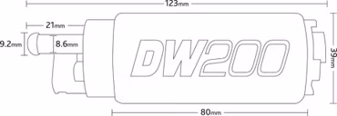 Deatschwerks DW200 in-tank fuel pump kit