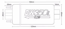 DeatschWerks Bränslepump DW350iL