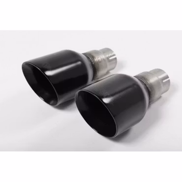 BMW M135i Milltek Sport Bakre dämpare 2x 90 svarta GT utblås - Non-Resonated (mindre-dämpad) utan avgasventiler