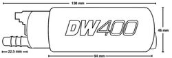 DeatschWerks In-Tank DW400 L/Hr Kit.