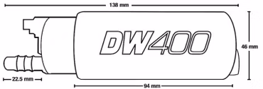 Deatschwerks DW400 in-tank fuel pump kit