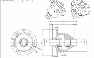 Tenaci Torsen Differential (TBM-410) for BMW 215K