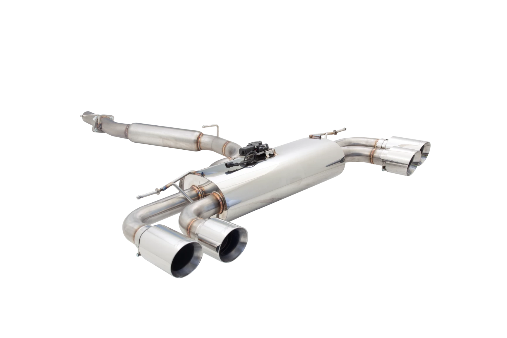 3" Cat-Back System with Varex Muffler and Smartbox , 304 Stainless Steel