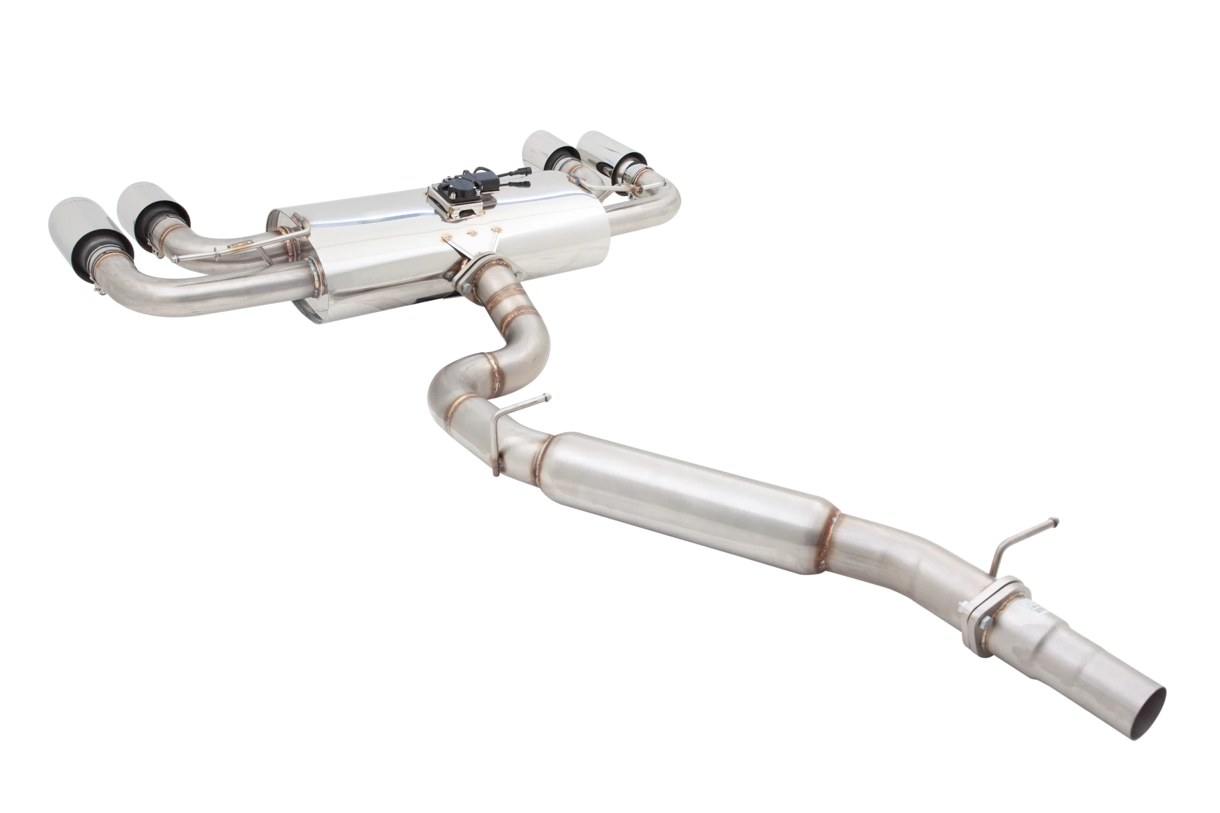 3" Cat-Back System with Varex Muffler and Smartbox , 304 Stainless Steel
