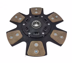 Tenaci 280 mm clutch disc with 6 pucks and springs. BMW 22 splines