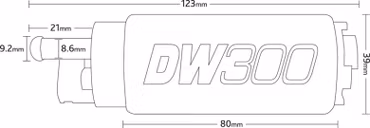 DeatschWerks In-Tank Pump DW300 L/Hr