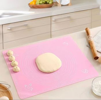 Bakmatta i silikon non-stick - Rosa