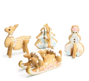 3D Julgran- Kakform - Pepparkaksfor - Baka med Alma