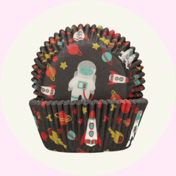 Kakform - Space - Astronaut- muffinsform - FUNCAKE