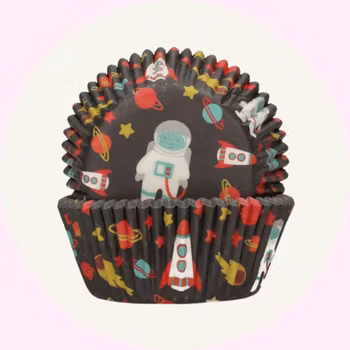 Kakform - Space - Astronaut- muffinsform - FUNCAKE