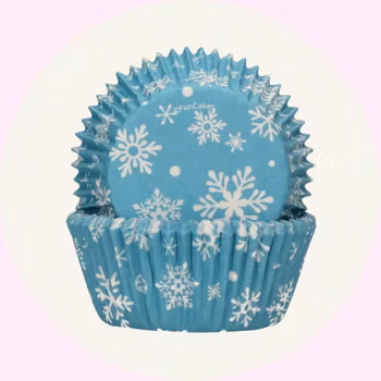 Kakform - Frosen - Snöflingor - muffinsform - FUNCAKE