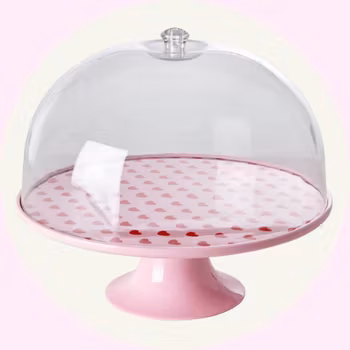 Melamin Kakfat på fot - sweet hearts print