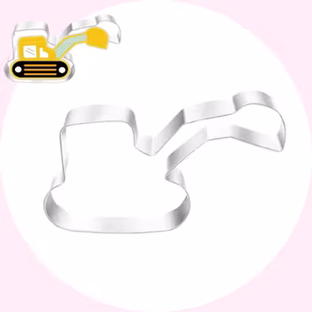 Grävmaskin - Kakform - Pepparkaksfor - Baka med Alma