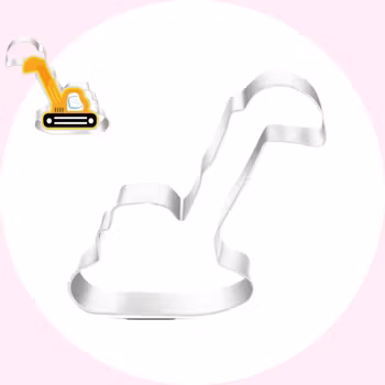 Grävskopa - Kakform - Pepparkaksfor - Baka med Alma