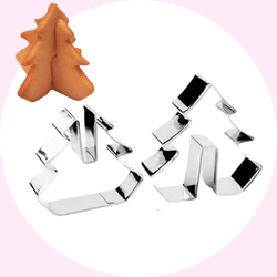 3D Julgran- Kakform - Pepparkaksfor - Baka med Alma