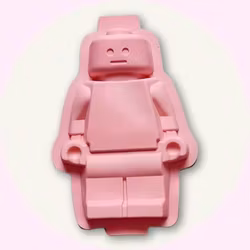 Kakform Robot Rosa - Silikonform Bakform kakform Sockerkaksform - Rosa Baka med Alma