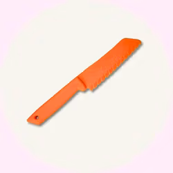 Barnkniv - barnvänlig kniv - Skalkniv - Orange