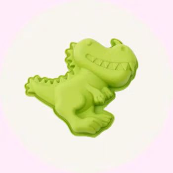 Silikonform Dino - Sockerkaksform - tårtform- Dinosaurie