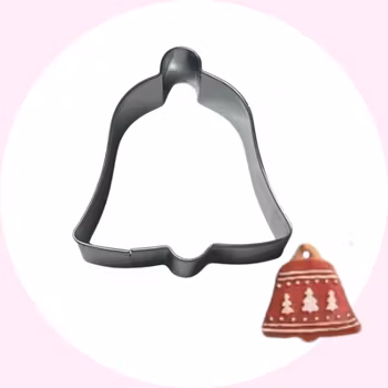 Julklocka- Kakform - Pepparkaksformar - Baka med Alma -