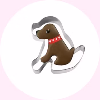 Sittande Hund - Kakform - Pepparkaksformar - Baka med Alma