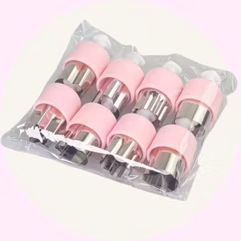 8 Rosa Frukt - & Grönsaksstämplar – Små Grönsaksskärare för Barn - Skapa Roliga Mönster!