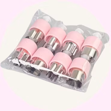 8 Rosa Frukt - & Grönsaksstämplar – Små Grönsaksskärare för Barn - Skapa Roliga Mönster!
