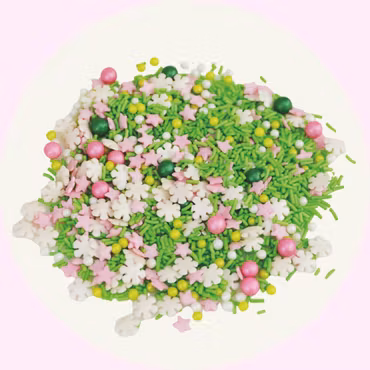 Christmas Snowflakes – Färgglatt Julströssel för Magiska Bakverk (40g)