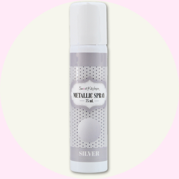 Sweetkitchen Silver Spray 75 ml – Silverfärgad Livsmedelsspray för Tårtor & Bakverk