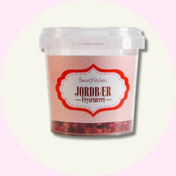 Frystorkade Jordgubbsbitar 10g – Perfekt för Dekoration & Smaksättning
