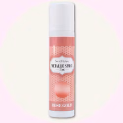 Sweetkitchen Rose Gold Spray 75 ml – Roséguldfärgad Livsmedelsspray för Tårtor & Bakverk